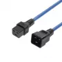 MICROCONNECT maitinimo laidas C19 IEC Lock - C20, 2m, 16A, užrakinamas C19 į C20, juodas