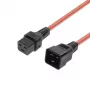 MicroConnect maitinimo laidas C19 IEC Lock - C20 (MC-C19C20LOCK-1M-R)