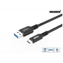 MICROCONNECT Premium USB-C į USB-A laidas 1 m juodas