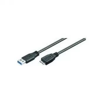 MicroConnect USB 3.0 kabelis - 5m, USB-A (vyriškas) į Micro-USB B (vyriškas), juodas USB3.0AB5MICRO