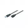 MicroConnect USB 3.0 kabelis - 5m, USB-A (vyriškas) į Micro-USB B (vyriškas), juodas USB3.0AB5MICRO