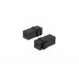MICROCONNECT USB-C moteriškas į moterišką Keystone adapteris, USB 3.2 Gen 2, 10Gbps, 100W PD, DisplayPort Alt Mode, juodos spalvos