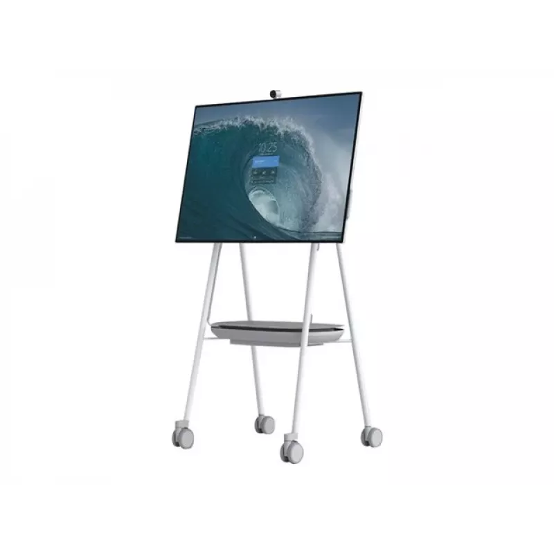 Microsoft Steelcase Roam Mobile Stand for Surface Hub 2S 50 inch - Multimedia Cart - Grey - Height 1661.2 mm - Weight 28.1 kg