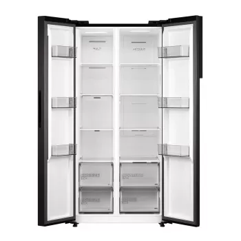 Midea MDRS619FIE45 Šaldytuvas Side by Side, 460 L, No Frost, Dark Inox, Energijos klasė E