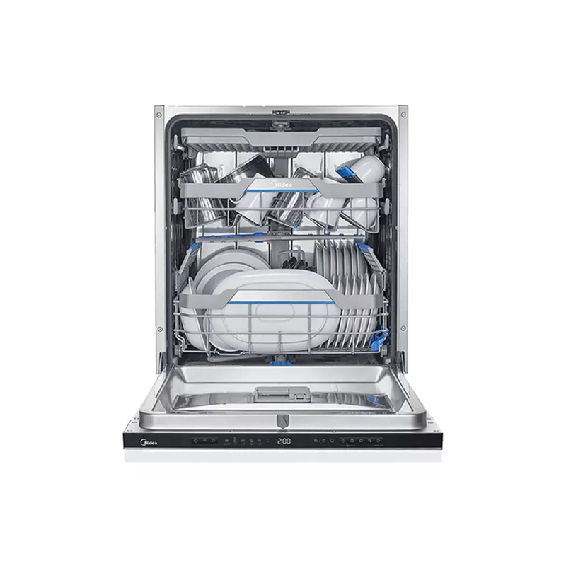 Midea MDWEB1403MB-WS įmontuojama indaplovė, 14 komplektų, C, 44 dB