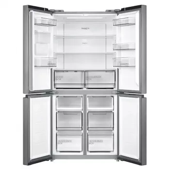 Midea Šaldytuvas šalia šaldiklio MDRM632FGD46W, No Frost, 470 L, Nerūdijantis plienas, Energijos klasė D