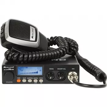 Midland ALAN 78PRO CB radijo stotis AM/FM 12/24V