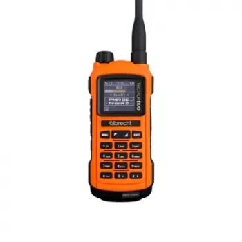 Midland Albrecht Tectalk Duo PMR446 + Freenet Dviejų Radijo Stotelių Rinkinys Oranžinis IP56 29149