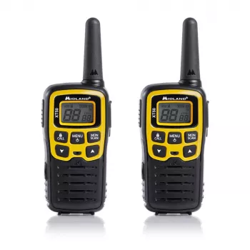 Midland XT50 Adventure Dvipusis Radijas 24 Kanalu 446.00625 - 446.09375 MHz Juoda, Pilka