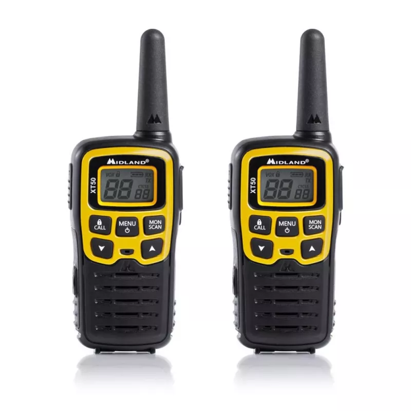 Midland XT50 Adventure Dvipusis Radijas 24 Kanalu 446.00625 - 446.09375 MHz Juoda, Pilka