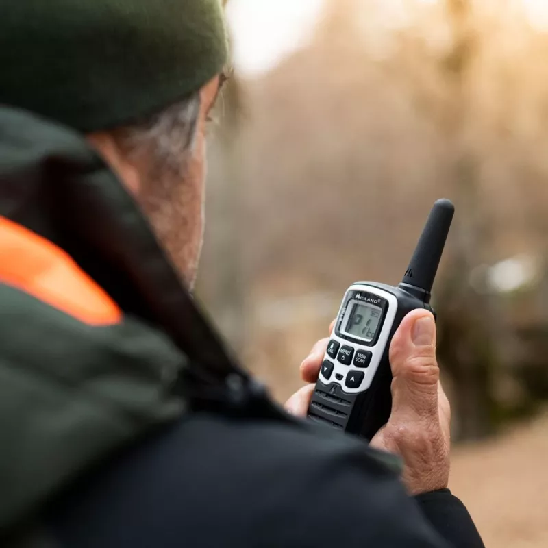 Midland XT50 Adventure Dvipusis Radijas 24 Kanalu 446.00625 - 446.09375 MHz Juoda, Pilka