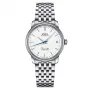 MIDO Baroncelli III Automatinis moteriškas laikrodis 33mm nerūdijantis plienas sidabrinis opalinis ciferblatas M027207110100