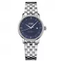 MIDO Baroncelli III moteriškas automatinis laikrodis 30mm mėlynu ciferblatu iš nerūdijančio plieno M037207110410