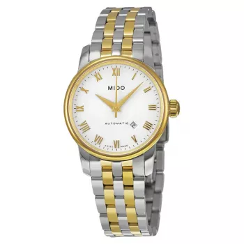 MIDO Baroncelli III Moteriškas automatinis laikrodis M76009261 29mm sidabrinis nerūdijantis plienas