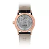 MIDO Baroncelli Signature Lady automatinis laikrodis 33mm rožinio aukso PVD nerūdijantis plienas ruda oda