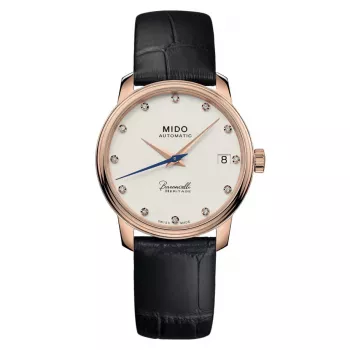 MIDO Baroncelli Moteriškas Automatinis Laikrodis M027207362660 33mm Rožinio Aukso PVD
