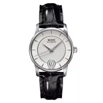 MIDO Women's Automatic Watch M007207160360 33mm Stainless Steel Case Brown Leather Strap