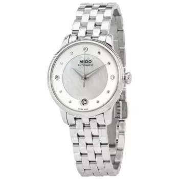 MIDO Moteriškas Automatinis Laikrodis M039207111060 33mm Nerūdijantis Plienas Perlamutro Ciferblatas