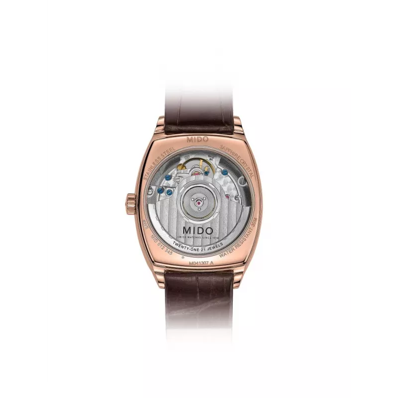 MIDO Women's Automatic Watch M041307362960 30.5mm Rose Gold PVD