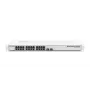 MikroTik CSS326-24G-2S+RM valdomas 2 sluoksnio jungiklis, 24x Gigabit Ethernet, 2x 10G SFP+, PoE įėjimas, 1U montavimui į stovą, baltas