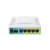 MikroTik hEX PoE Gigabit Ethernet maršrutizatorius baltas