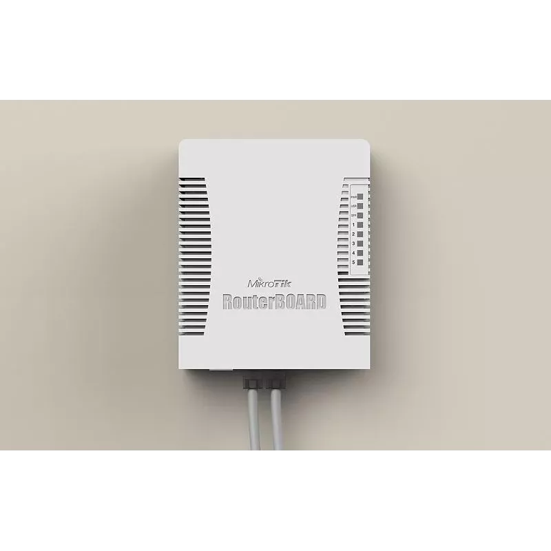 MikroTik hEX PoE Gigabit Ethernet maršrutizatorius baltas