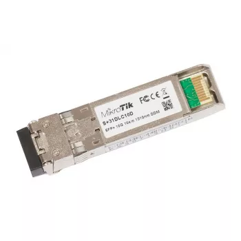MikroTik S+31DLC10D SFP+ 10GBase-LR siųstuvas-imtuvas 10 km 1310 nm LC Duplex