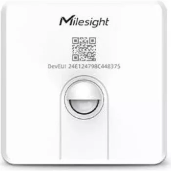 Milesight CoWork serijos WS203 LoRaWAN temperatūros, drėgmės ir judesio jutiklis (pilka balta)