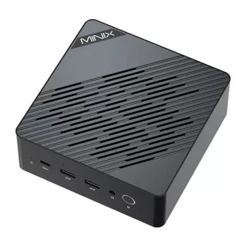 MINIX ER937-AI Barebone Mini PC su AMD Ryzen 7 3750H, 4 branduoliai/8 gijos, Radeon Vega 10, dvigubas Gigabit LAN, Wi-Fi 5, VESA tvirtinimas
