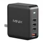MINIX NEO-P165 GaN sieninis įkroviklis su 3x USB-C ir 1x USB-A prievadais, 165W