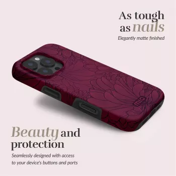 MIO Berry Blooms MagSafe Dėklas, suderinamas su iPhone 16 Plus