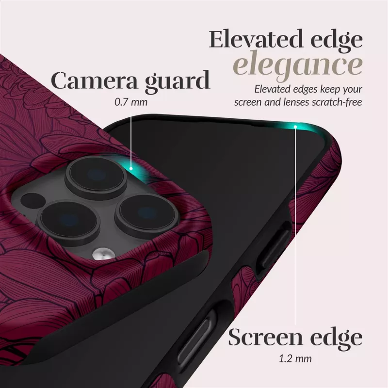 MIO Berry Blooms MagSafe Dėklas, suderinamas su iPhone 16 Plus