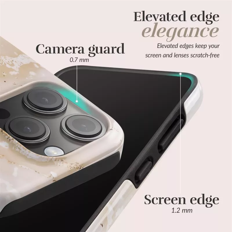 MIO Gold Marble Magsafe Compatible Case for iPhone 16 Plus