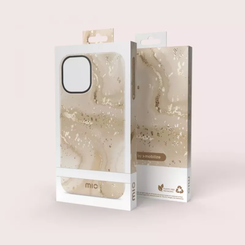 MIO Gold Marble Magsafe suderinamas dėklas Samsung S24 FE 5G
