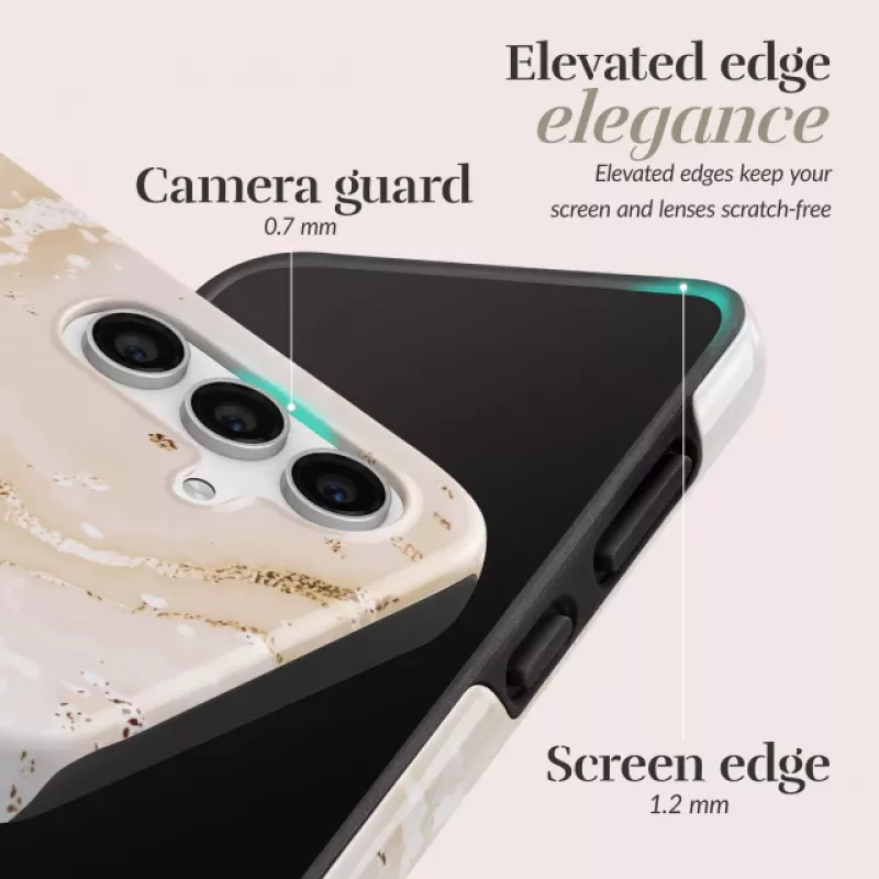 MIO Gold Marble Magsafe suderinamas dėklas Samsung S24 FE 5G
