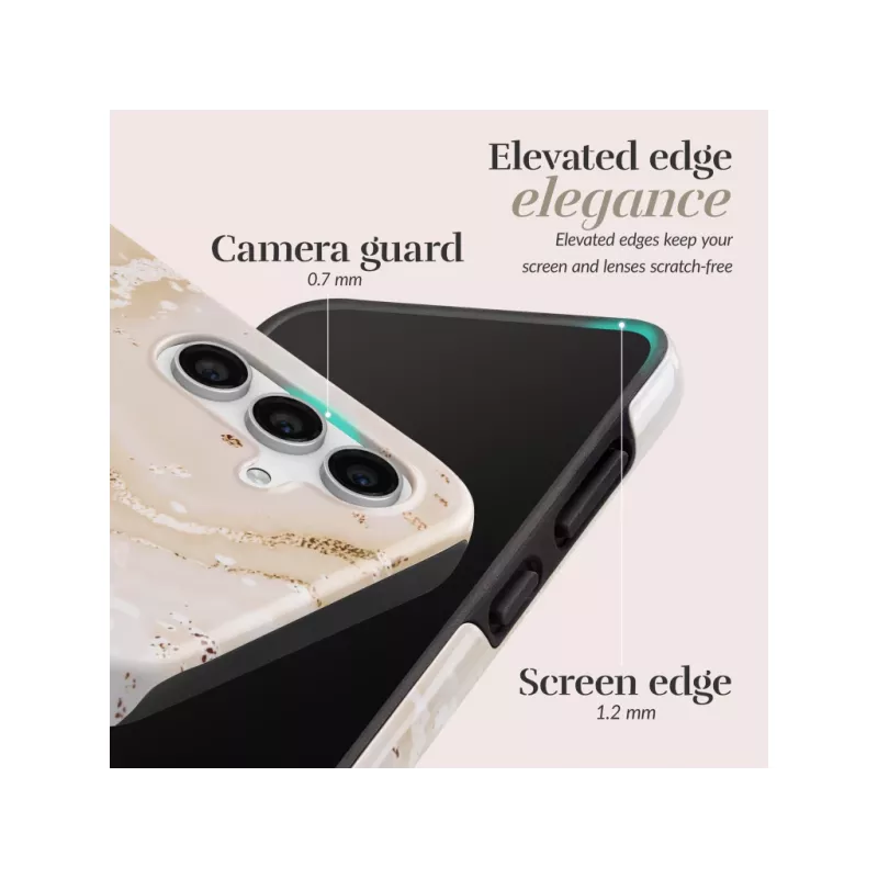 MIO Gold Marble Magsafe Compatible Case, skirta Samsung S25 Ultra 5G