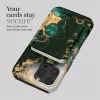MIO Green Marble Magsafe Case Compatible Card Holder