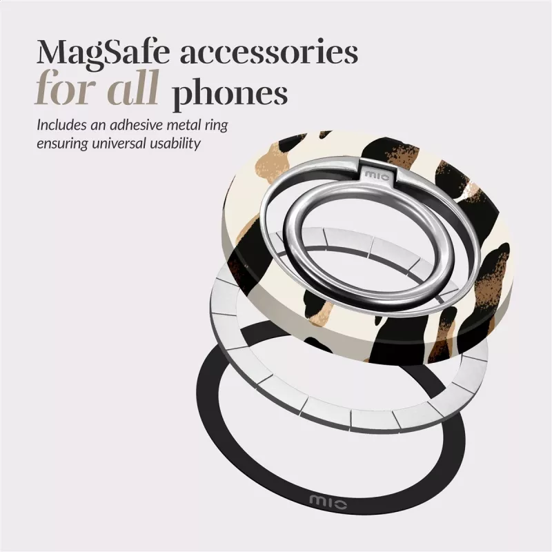 MIO Leopard MagSafe Case Compatible Ring Holder