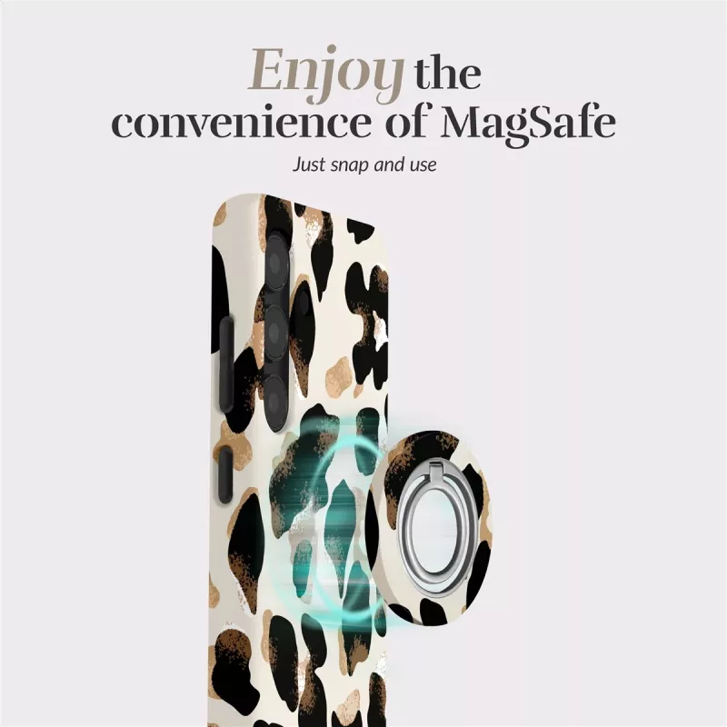 MIO Leopard MagSafe Case Compatible Ring Holder