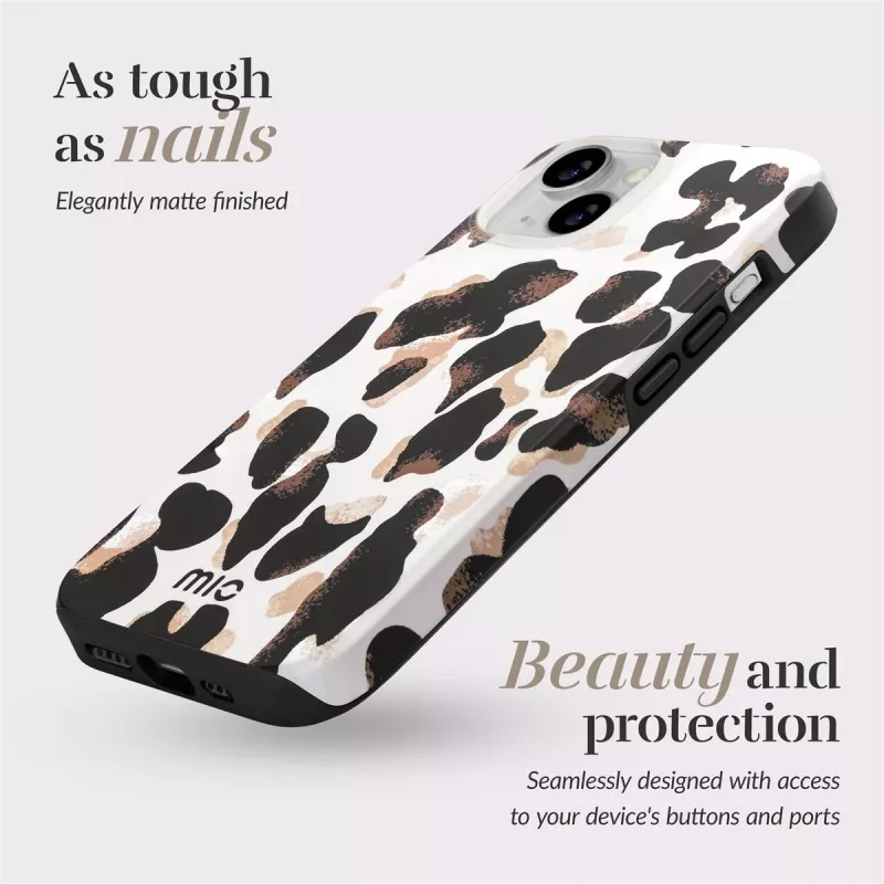 MIO Leopard Magsafe Compatible Case, skirta iPhone 16 Pro