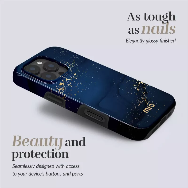 MIO Midnight Sparkle Magsafe Case Compatible for iPhone 13/14/15