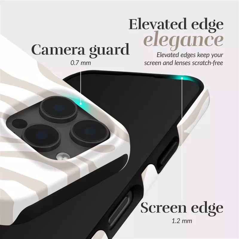 MIO Sandy Zebra Magsafe Case Compatible for iPhone 16 Plus