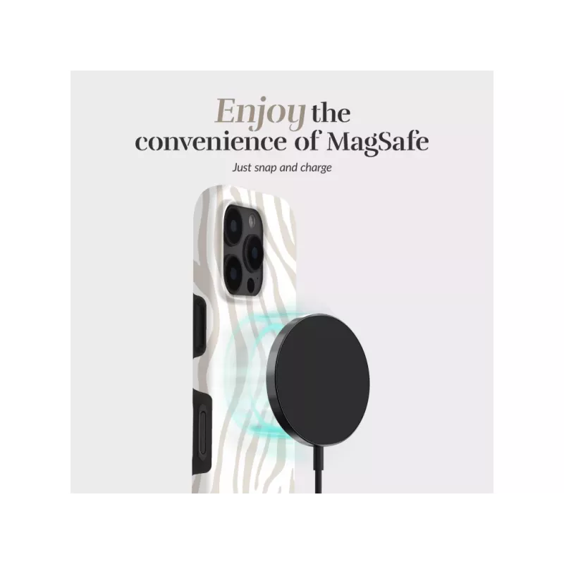 MIO Sandy Zebra Magsafe Case Compatible for iPhone 17 Pro Max