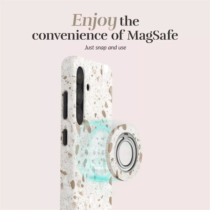 MIO Soft Terrazzo Magsafe Case Compatible Ring Holder