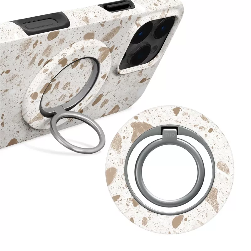 MIO Soft Terrazzo Magsafe Case Compatible Ring Holder