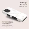 MIO White Marble Magsafe Case Compatible for iPhone 16 Plus