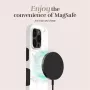 MIO White Marble Magsafe Compatible for iPhone 17