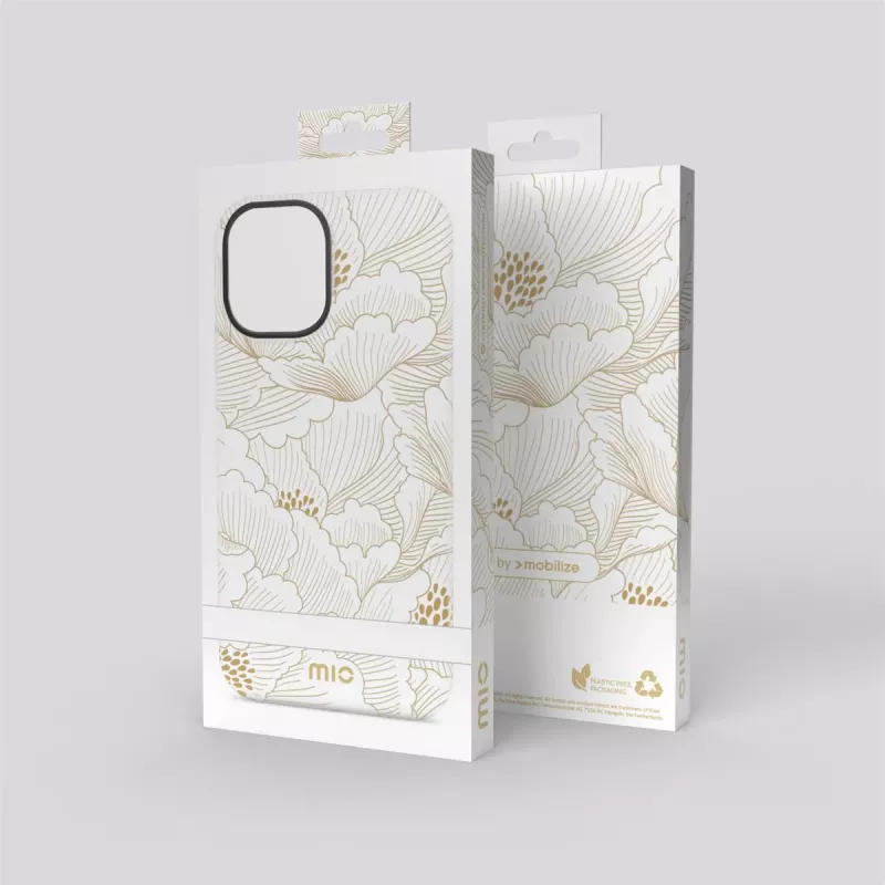 MIO White Roses Magsafe Compatible Case, skirtas iPhone 16 Pro Max