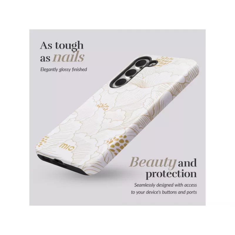 MIO White Roses Magsafe Compatible Case for Samsung S24 5G