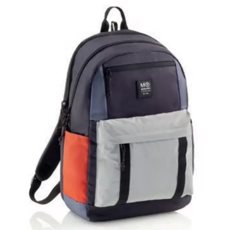 MIQUELRIUS Triple Amsterdam Recycled Backpack 3 Compartments Blue